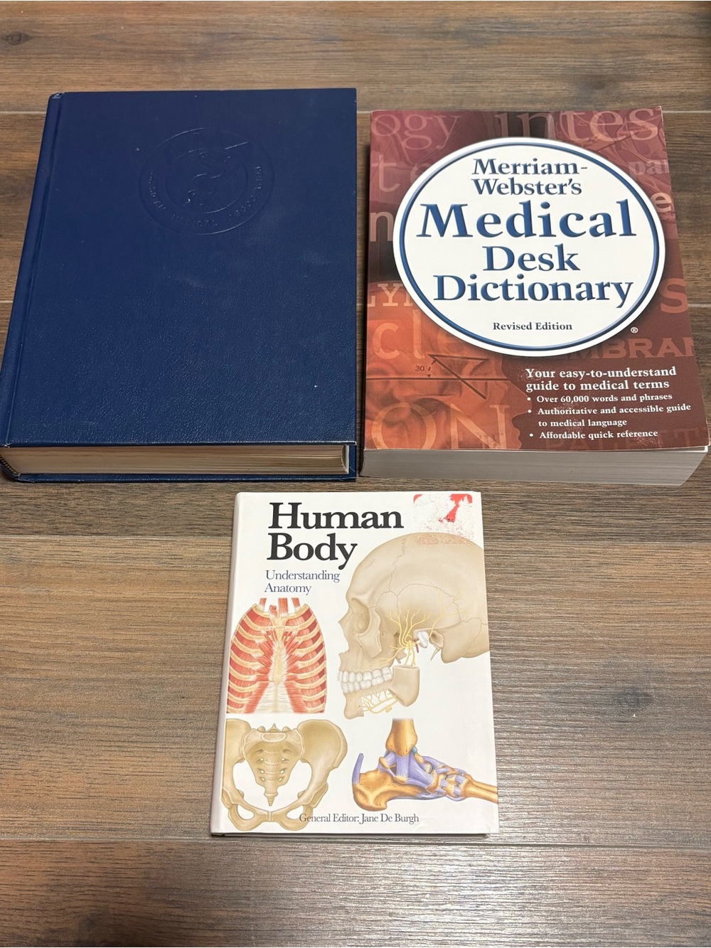 Medical Dictionary/Human Body Anatomy Used Lot Of 3 Books Doctor  Nurse Medical